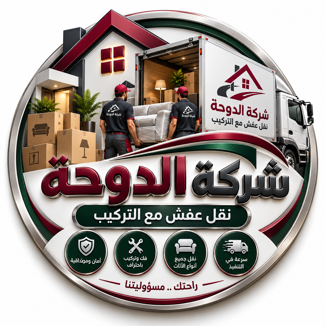 شركة الدوحة نقل عفش مع التركيب